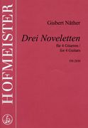 Drei Noveletten : Für 4 Gitarren.