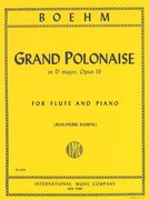 Grande Polonaise In D Major, Op. 16 : For Flute and Piano / edited by Rampal.