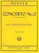 Concerto No. 2 In E Minor : For Violoncello And Piano.