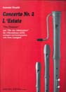Concerto Nr. 2 L'Estate - der Sommer - Aus Die Vier Jahreszeiten : Für 3 Blockflöten (ATB).