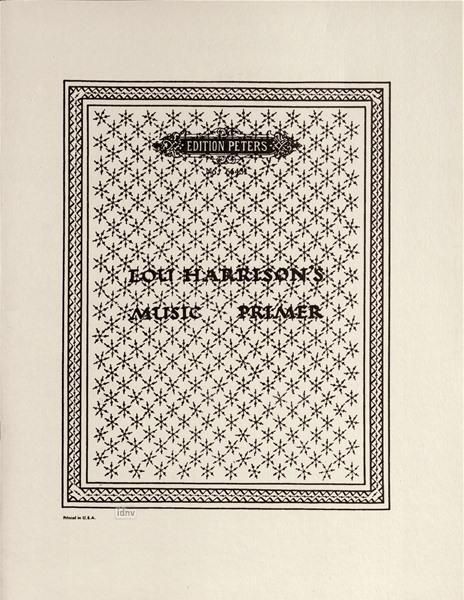 Music Primer (Various Items About Music To 1970).