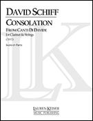 Consolation From Canti Di Davide : For Clarinet and String Quartet (2001).