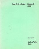 Regions III (1970) : For Orchestra.