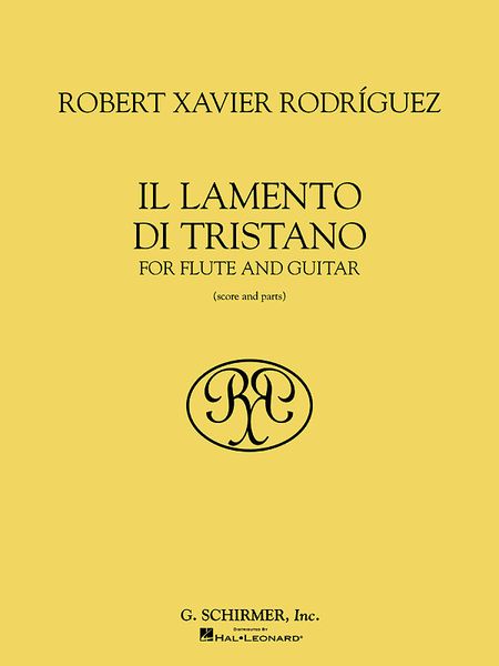 Lamento Di Tristano : For Flute and Guitar.