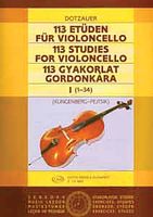 Etueden, 113 : Für Violoncello. Book 1, #1-34.