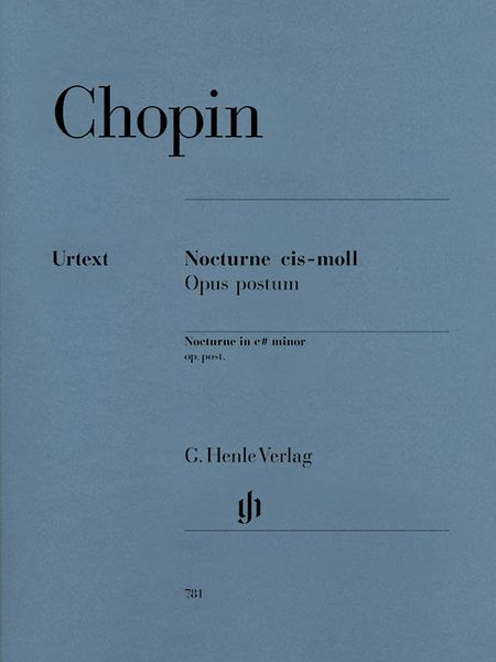 Nocturne In C-Sharp Minor, Op. Post. / edited by Ewald Zimmermann.