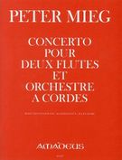 Concerto : Pour Deux Flutes Et Orchestre A Cordes - Piano reduction.