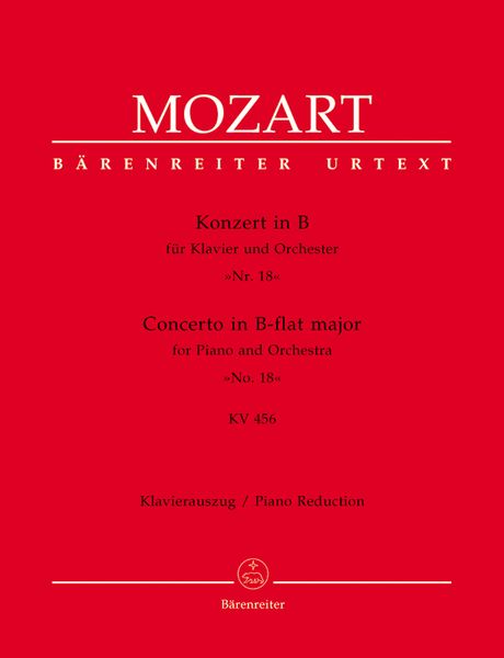 Concerto No. 18 In Bb Major, K. 456 : For Piano and Orchestra - reduction For Two Pianos.