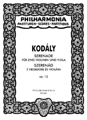 Serenade, Op. 12 : For 2 Violins and Viola.