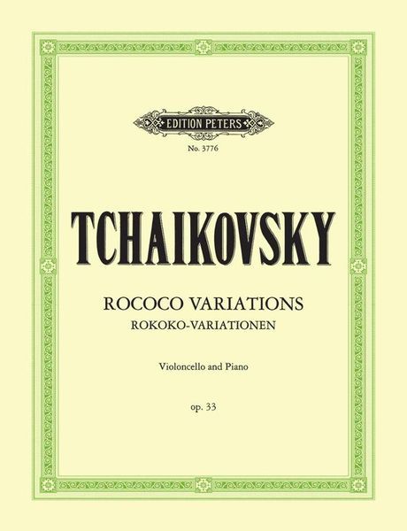 Rococo Variations : For Cello and Piano.