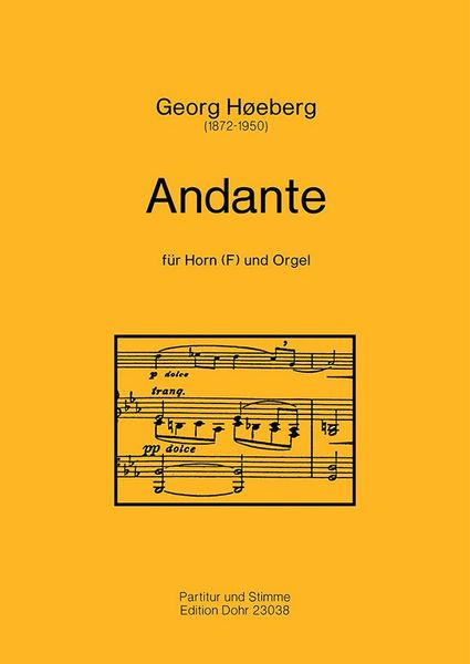 Andante : Für Horn (F) und Orgel.