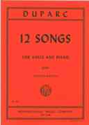 Twelve Songs : For Low Voice and Piano / edited by Sergius Kagen.