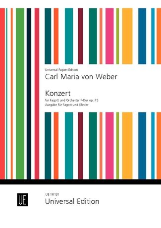 Concerto : For Bassoon and Orchestra, Op. 75 - Piano reduction.