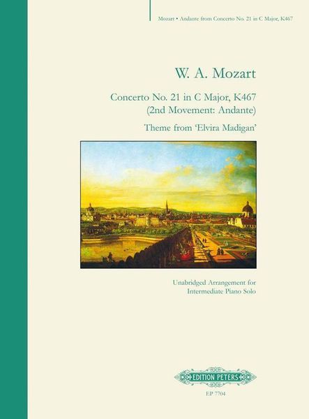 Concerto No. 21 In C Major, K467 (2nd Movement: Andante) : Theme From Elvira Madigan For Piano.