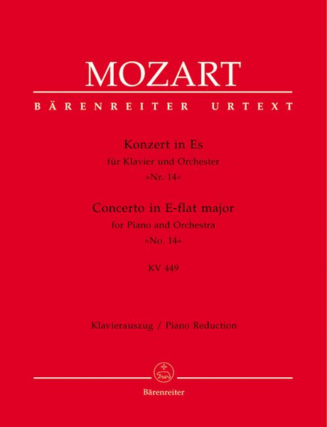 Concerto No. 14 In Eb Major, K. 449 : For Piano and Orchestra - reduction For Two Pianos.
