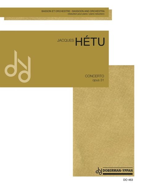 Concerto, Op. 31 : For Bassoon and Orchestra - Piano reduction.