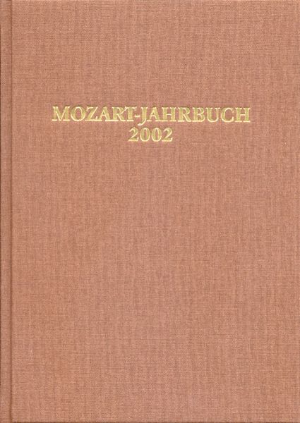 Mozart-Jahrbuch 2002.
