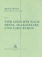Vier Gedichte Nach Heine, Shakespeare und Lord Byron.