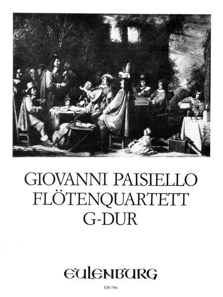 Flötenquartett G-Dur : Für Flöte, Violine, Viola und Violoncello.