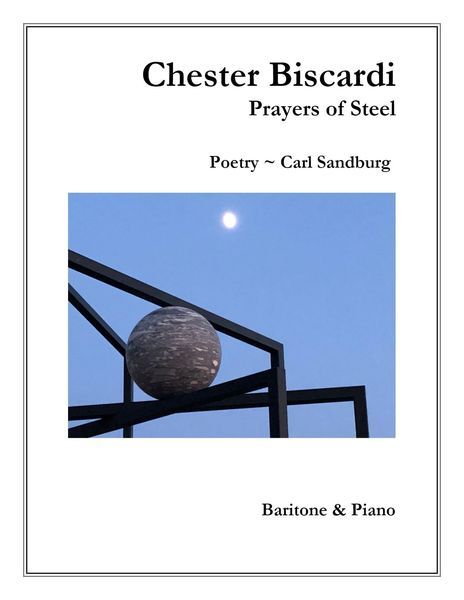 Prayers Of Steel : For Baritone Voice and Piano Accompaniment.