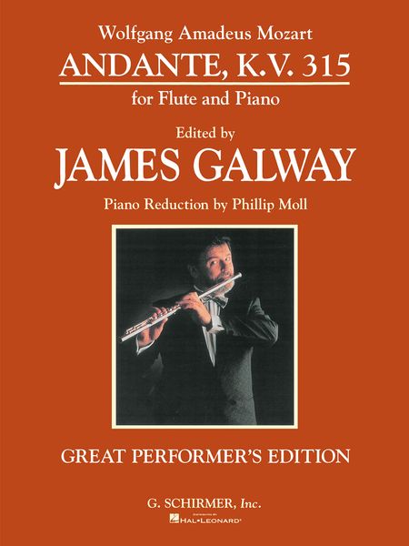 Andante, K. 315 : For Flute and Piano / edited by James Galway.