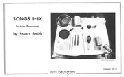 Songs I-IX : For Percussionist-Actor.