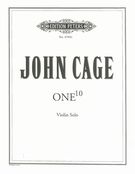 One10 : For Solo Violin.