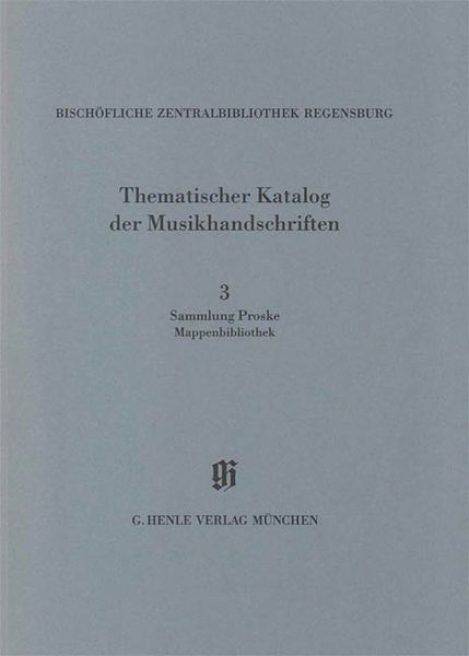 Episcopal Central Library, Regensburg, Vol. 3.