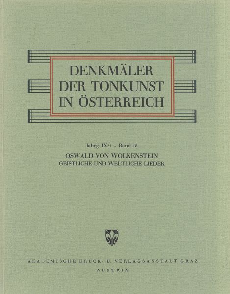 Geistliche und Weltliche Lieder.