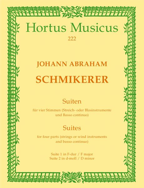 Suites Nos. 1 and 2 : For 3 Strings Or Winds and Basso Continuo.