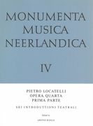Sei Introduttioni Teatrali, Opera Quarta, Prima Parte.