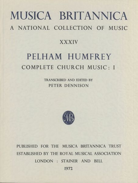 Complete Church Music I.