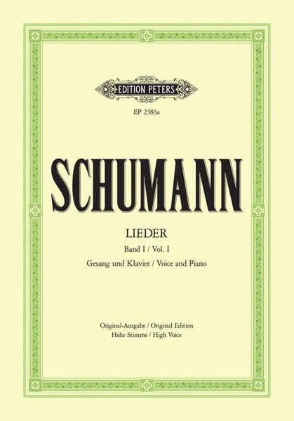 Songs, Vol. 1 : 77 Songs For High Voice / edited by Max Friedlaender.