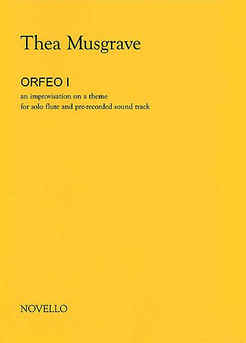 Orfeo I : An Improvisation On A Theme For Solo Flute and Pre-Recorded Sound Track (1975).