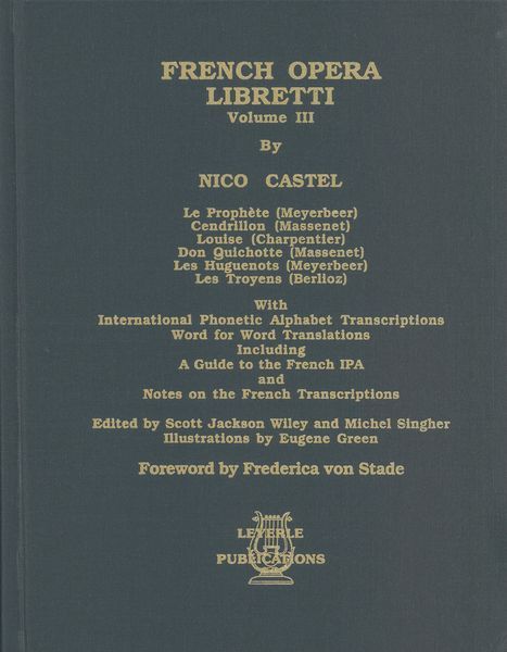 French Opera Libretti, Vol. 3.