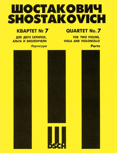 Quartet No. 7 : For Two Violins, Viola and Violoncello, Op. 108.