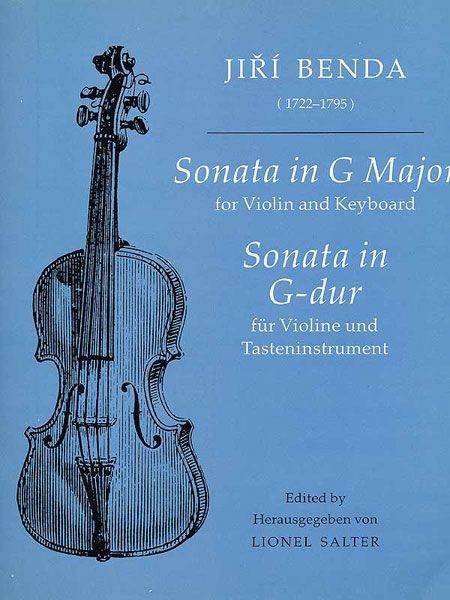 Sonata In G Major : For Violin and Keyboard / edited by Lionel Salter.