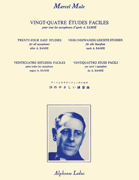 Twenty Four Etudes After A. Samie : For Saxophone.