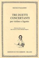 3 Duetti Concertanti : For Violin and Bassoon.
