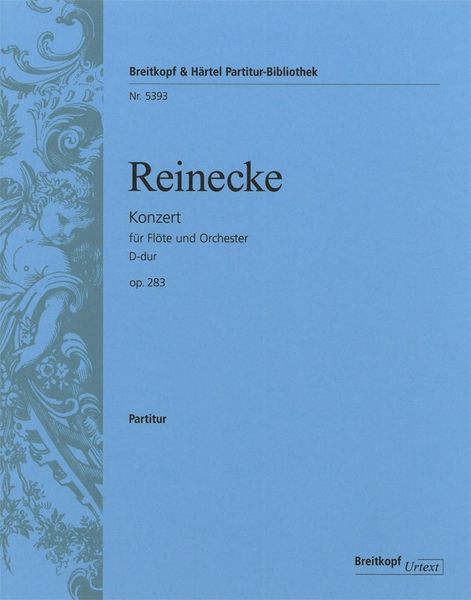 Konzert : Für Flöte und Orchester D-Dur, Op. 283 / edited by Henrik Wiese.