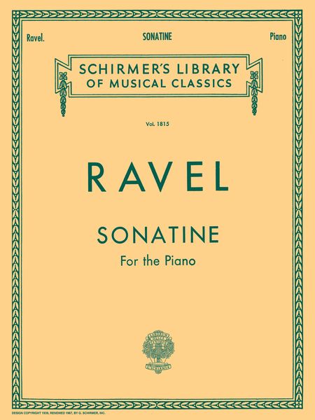 Sonatina In A Major : For Piano.