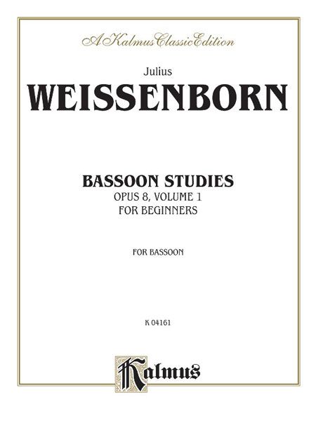 Bassoon Studies, Op. 8/1 : For Beginners.