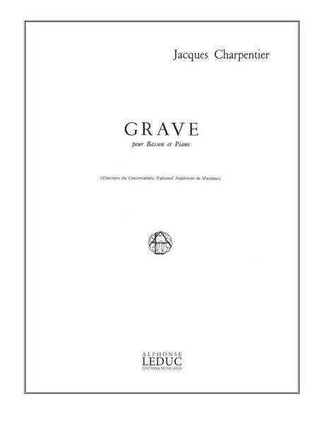 Grave : Pour Basson Et Piano.