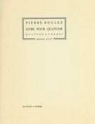 Livre : For String Quartet.