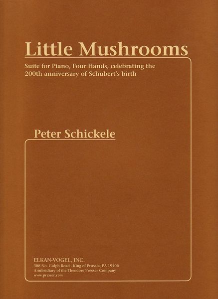 Little Mushrooms : Suite For Piano, Four Hands.
