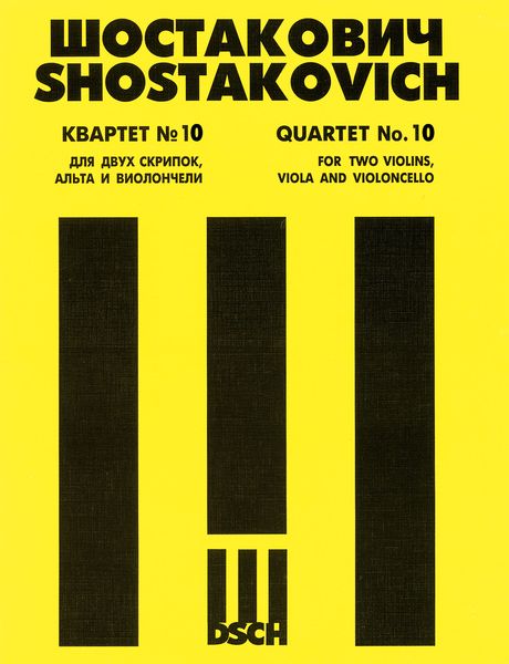 Quartet No. 10 : For Two Violins, Viola and Violoncello.