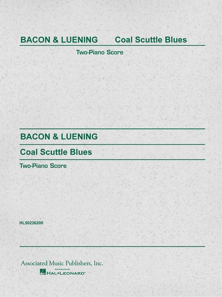 Coal Scuttle Blues : For Two Pianos.