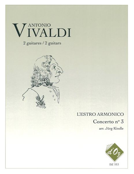 L' Estro Armonico, Concerto No. 3, RV 310 : For 2 Guitars / Kindle, Jürg.