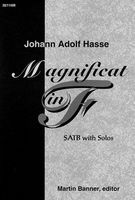 Magnificat In F : For SATB Chorus, Soloists and Keyboard / edited by Martin Banner.