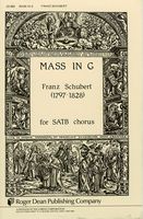 Mass In G : For SATB Chorus and Orchestra - Piano reduction, edited by Elmer Thomas.